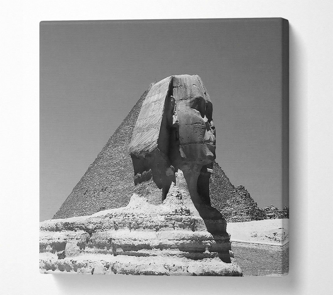  A Canvas Print of Pharaoh Head Egypt Canvas Art