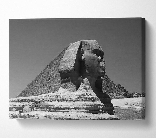  A Canvas Print of Pharaoh Head Egypt Canvas Art
