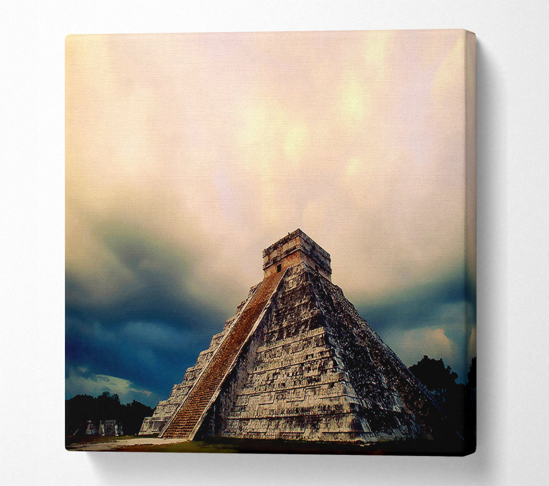  A Canvas Print of Mexicos Ancient Monument Canvas Art
