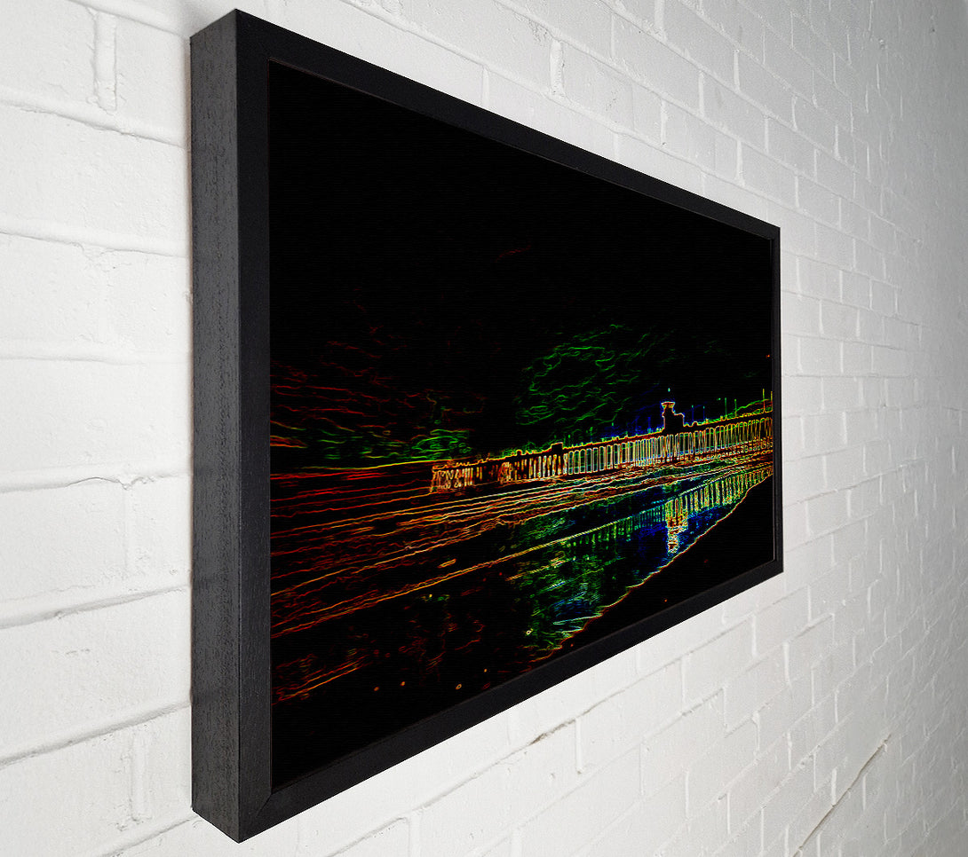  A Canvas Print of Night Pier Canvas Print