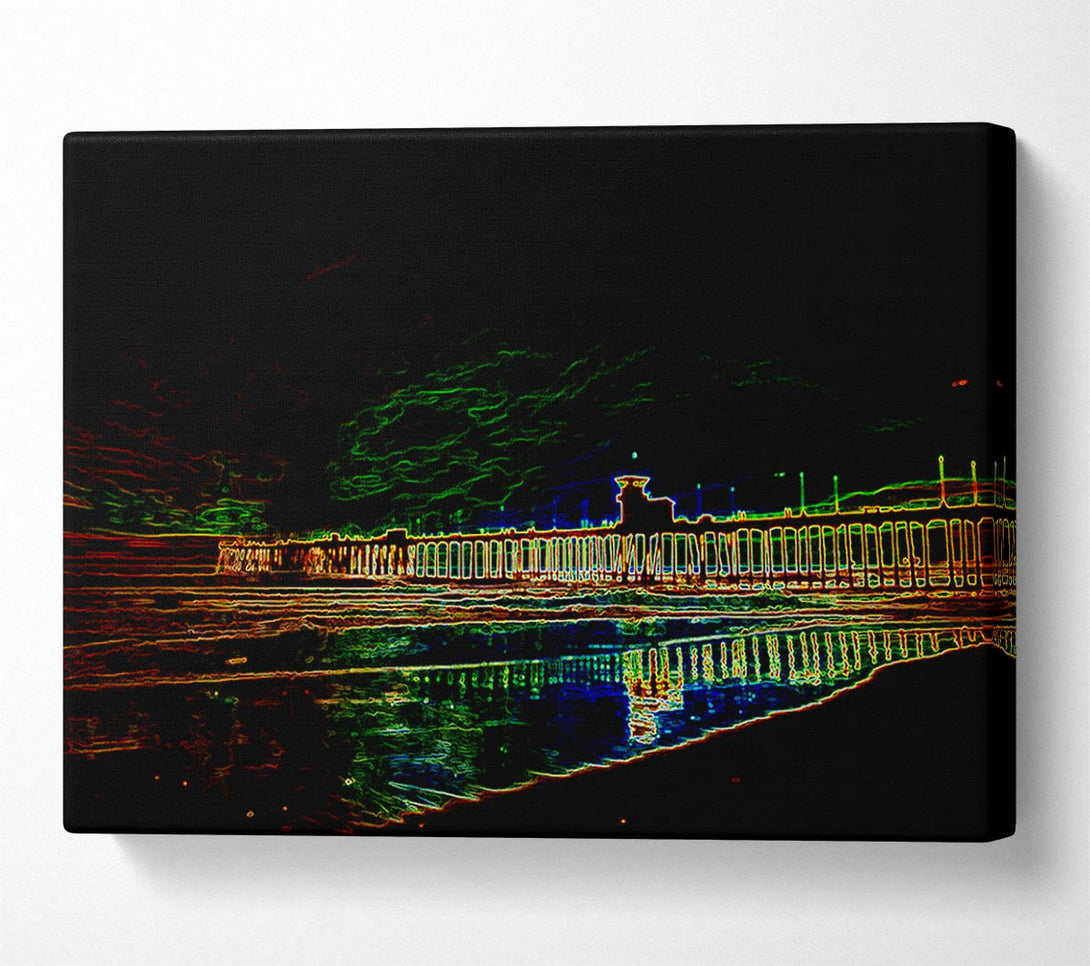  A Canvas Print of Night Pier Canvas Print