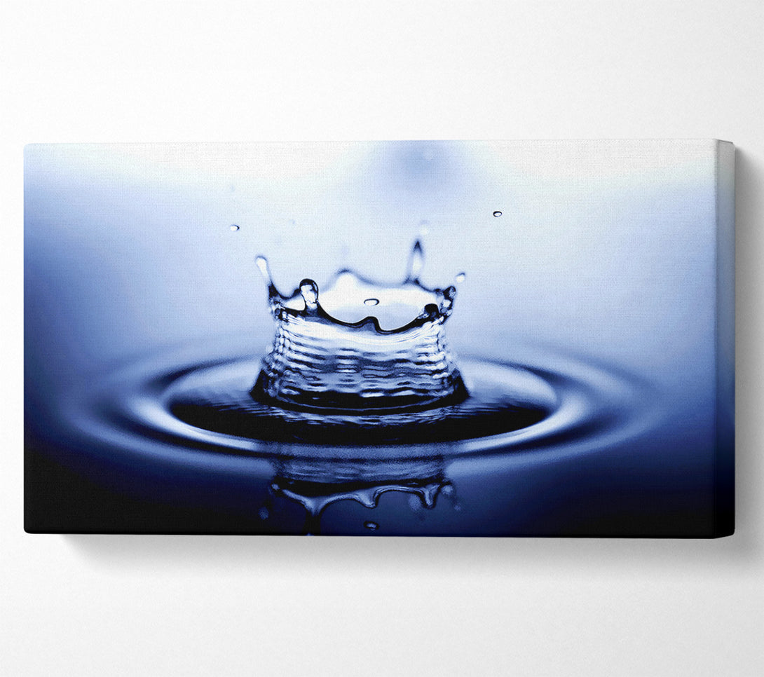  A Canvas Print of Water Drop Reflections Canvas Wall Art