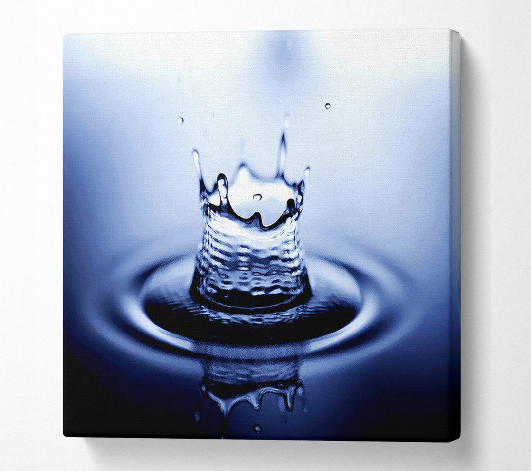  A Canvas Print of Water Drop Reflections Canvas Wall Art