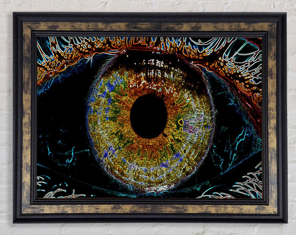 Abstract Eye Framed Print