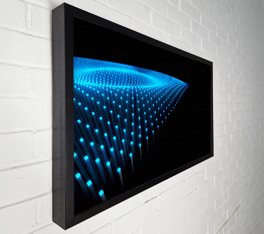  A Canvas Print of Blue Fairy Lights Canvas Art