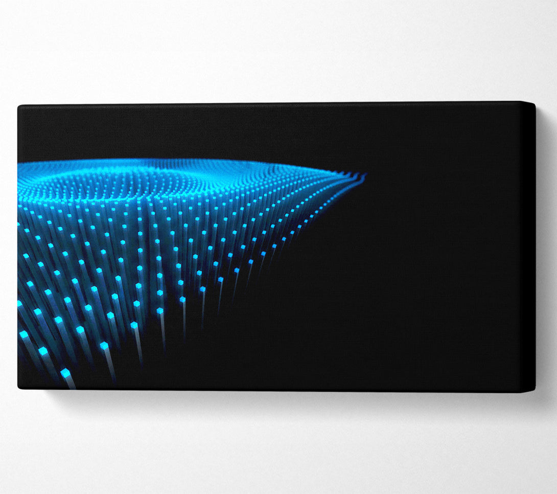  A Canvas Print of Blue Fairy Lights Canvas Art