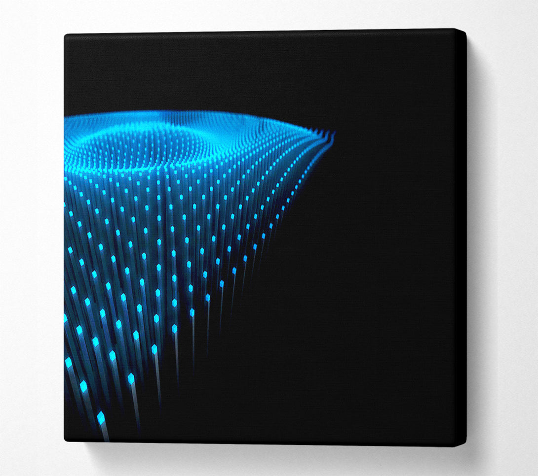  A Canvas Print of Blue Fairy Lights Canvas Art