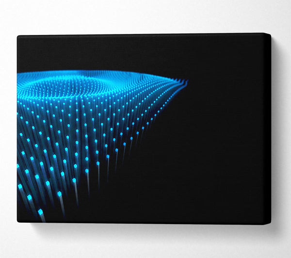  A Canvas Print of Blue Fairy Lights Canvas Art