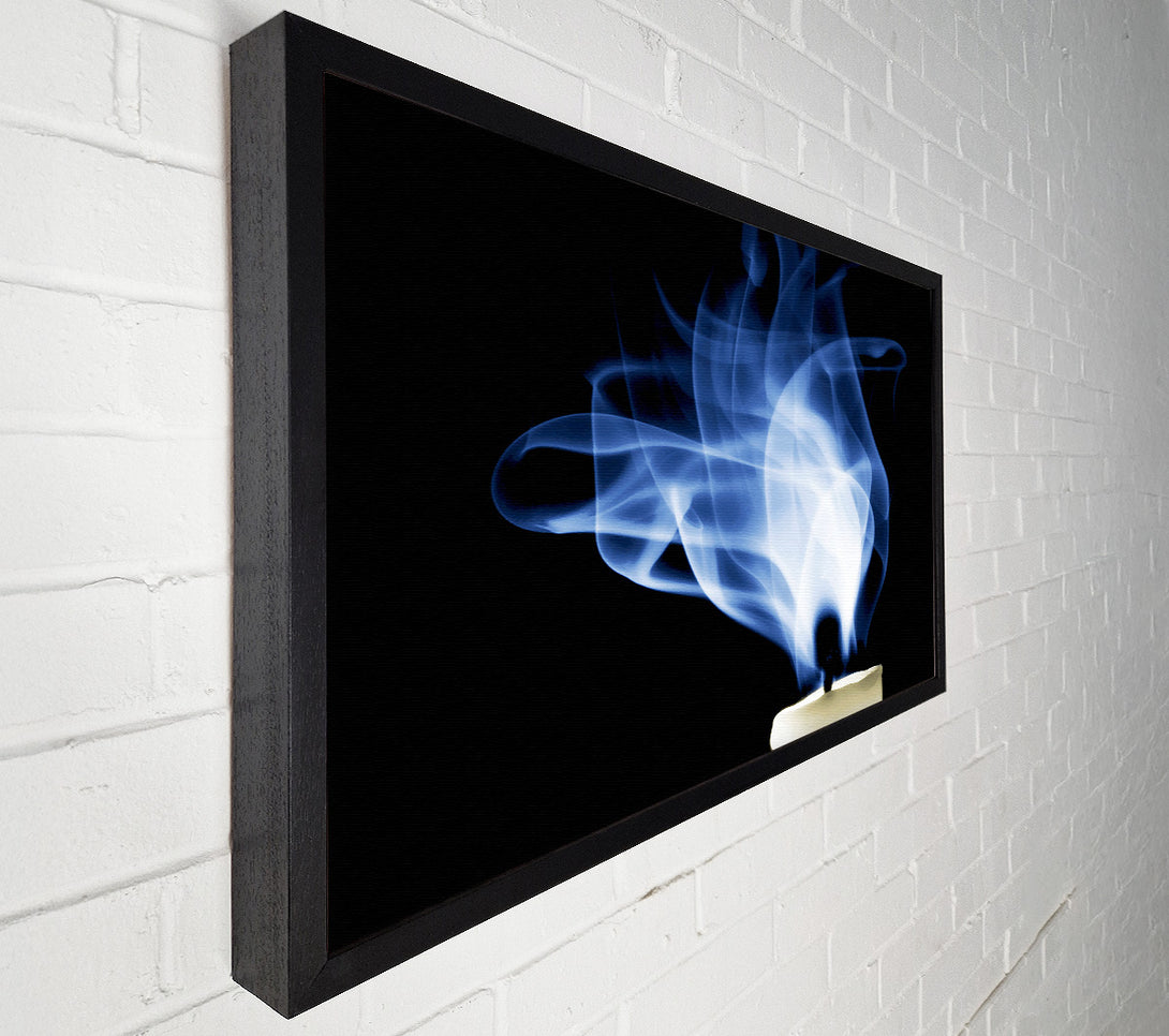  A Canvas Print of Candle Smoke Canvas Art