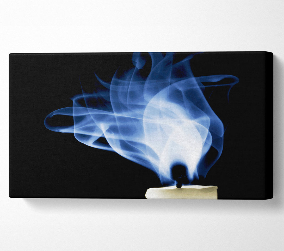  A Canvas Print of Candle Smoke Canvas Art