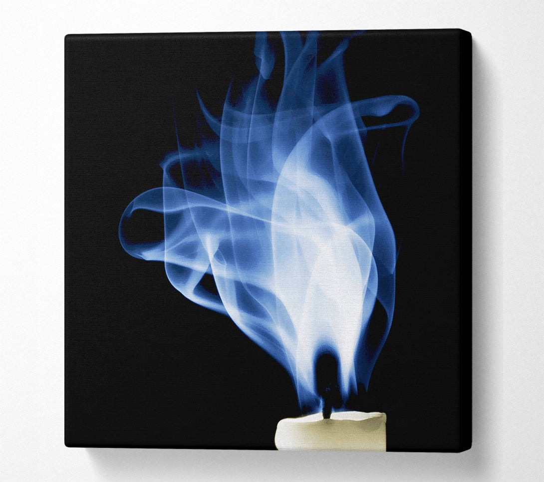  A Canvas Print of Candle Smoke Canvas Art