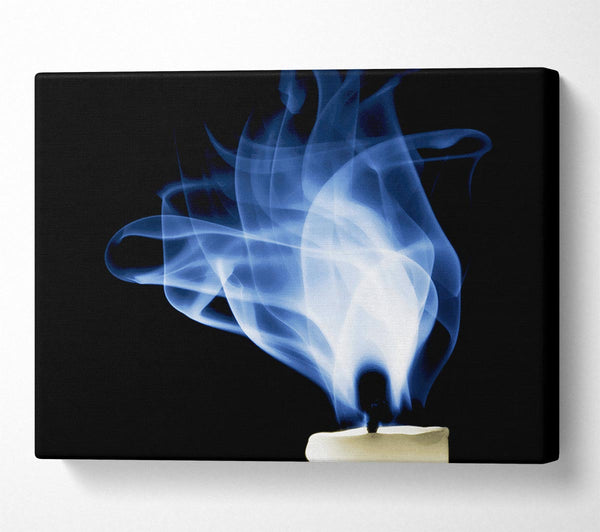 A Canvas Print of Candle Smoke Canvas Art