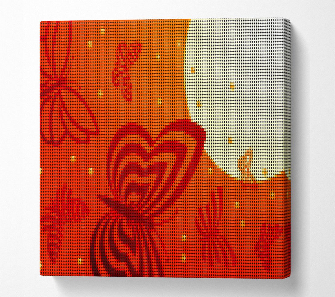  A Canvas Print of Butterfly Sun Canvas Wall Art