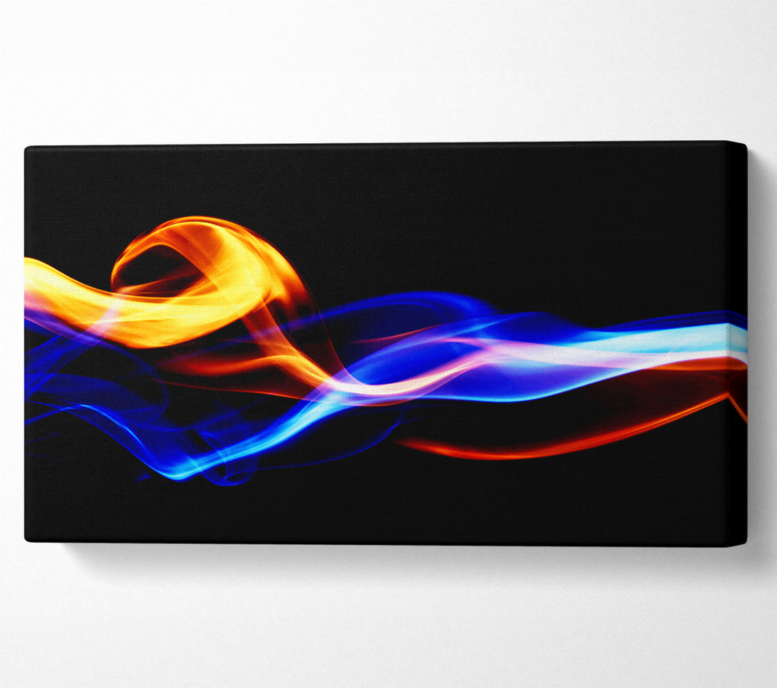  A Canvas Print of Flames Of Smoke Canvas Wall Art