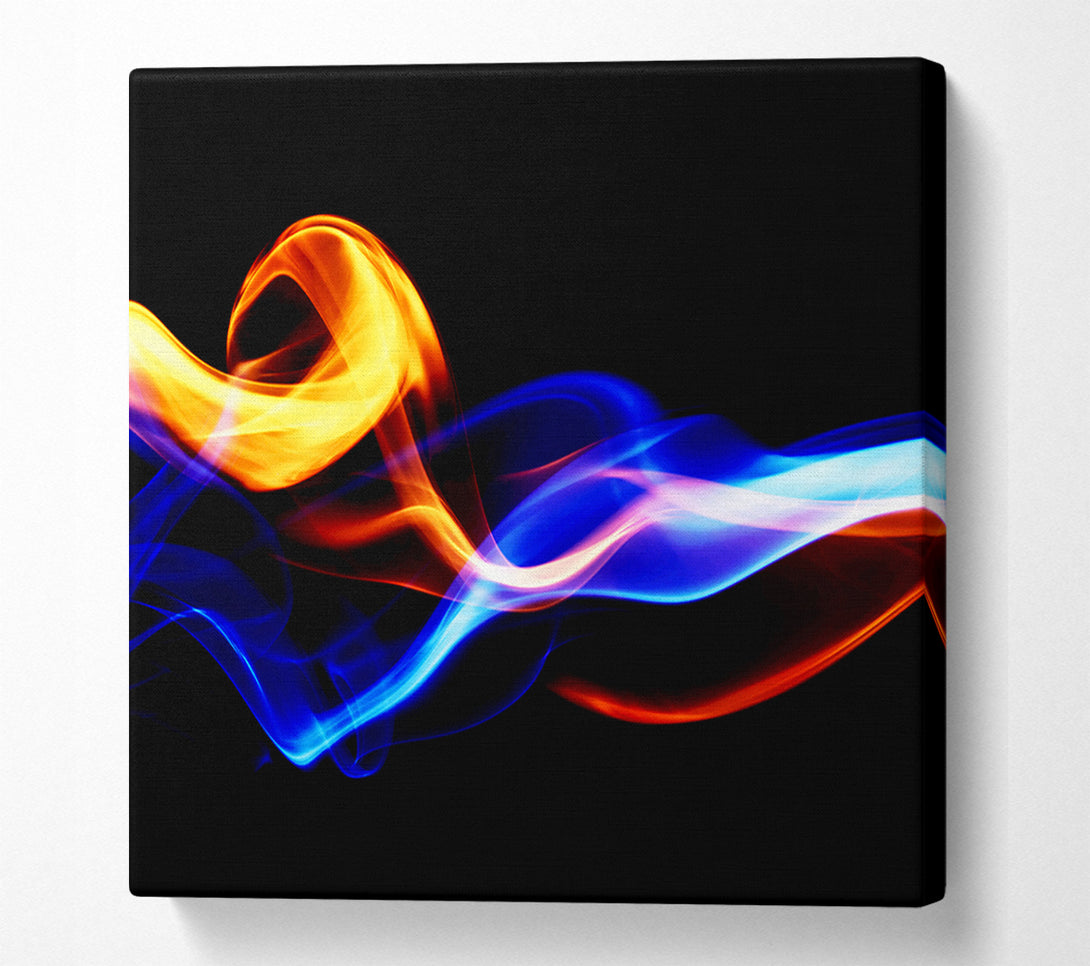  A Canvas Print of Flames Of Smoke Canvas Wall Art