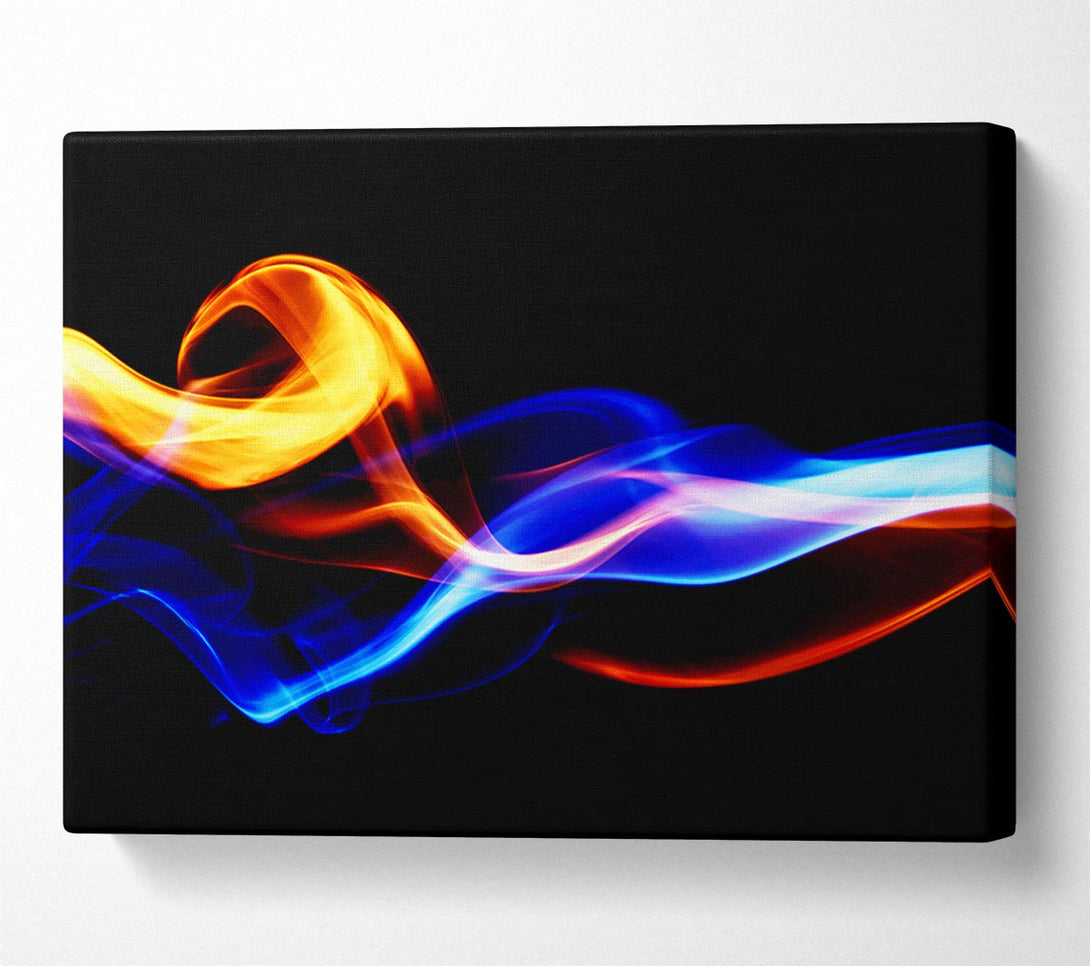  A Canvas Print of Flames Of Smoke Canvas Wall Art