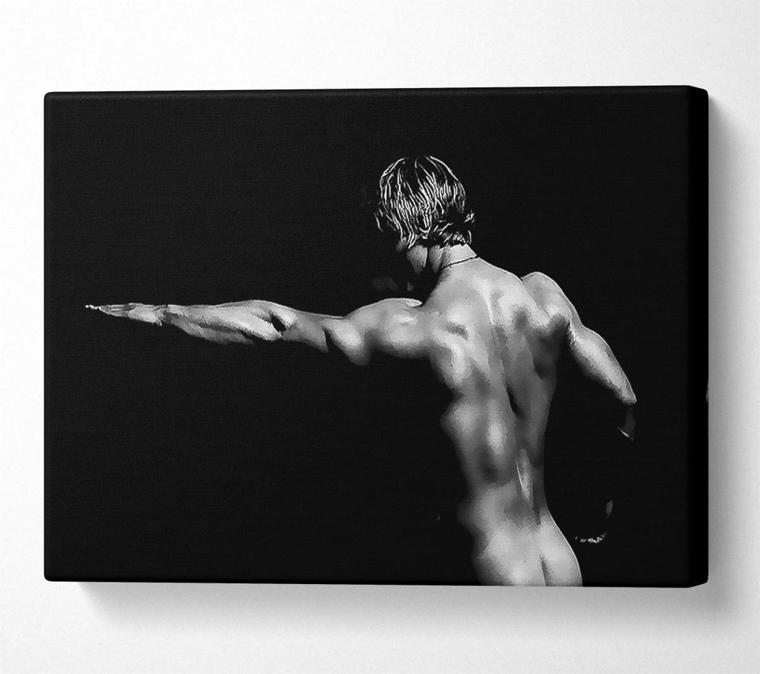  A Canvas Print of Contours Of A Man Canvas Wall Art