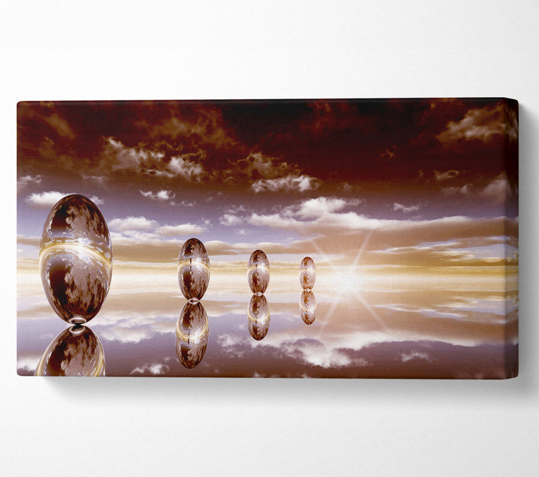  A Canvas Print of Spheres Of The Ocean Skies Canvas Art