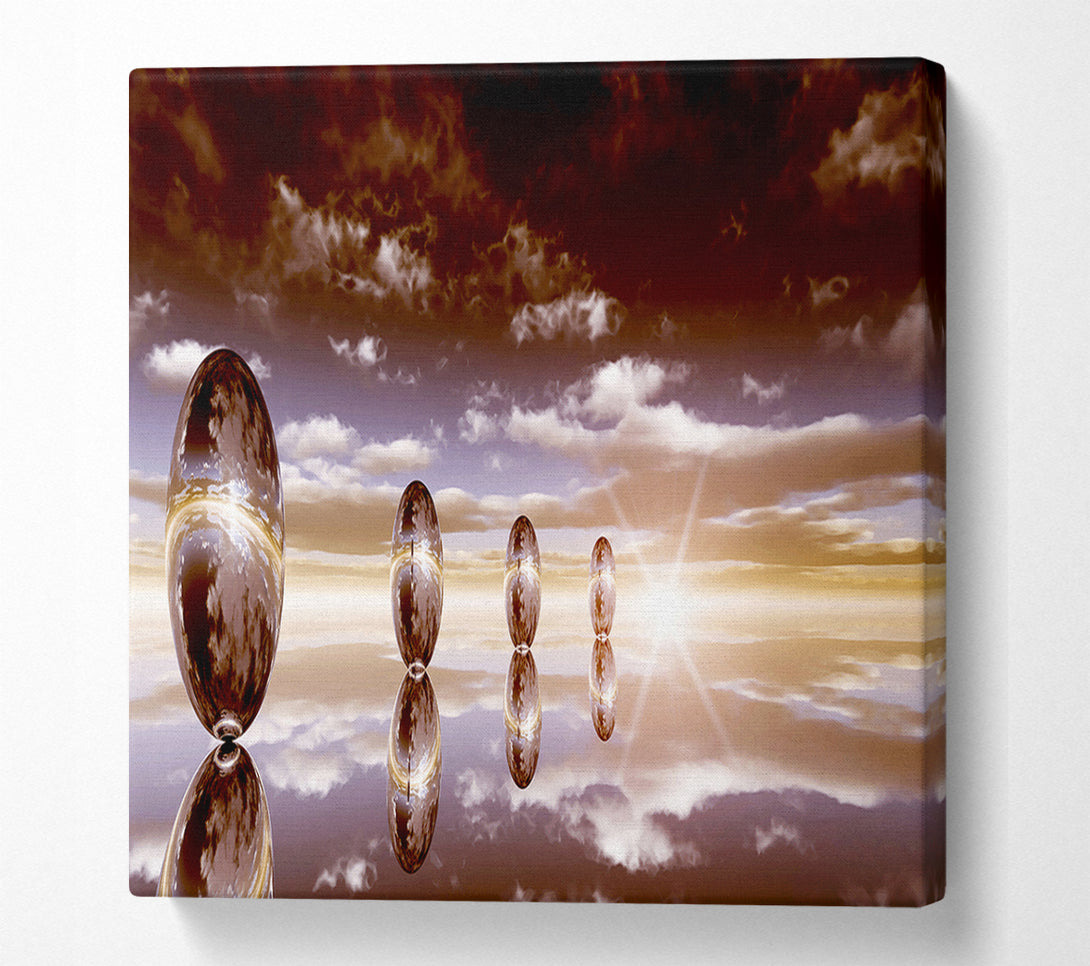  A Canvas Print of Spheres Of The Ocean Skies Canvas Art