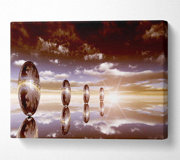  A Canvas Print of Spheres Of The Ocean Skies Canvas Art