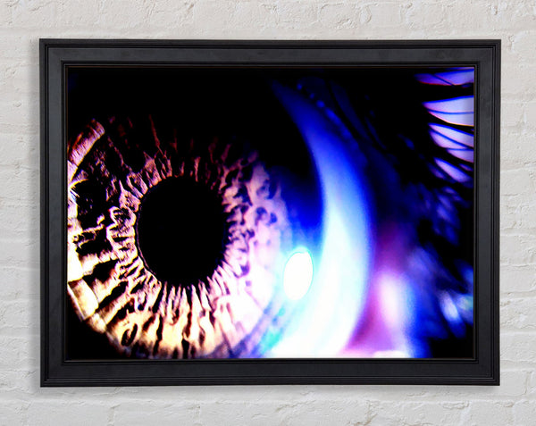 Eye Of The Planet Storm Framed Print