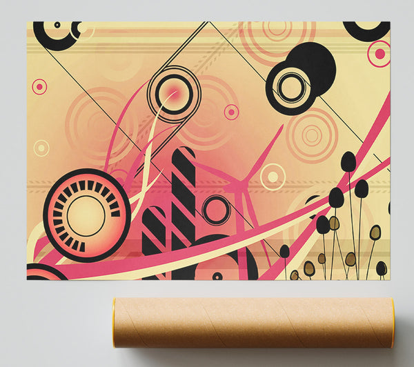 Cogs Of The City Giclee Print