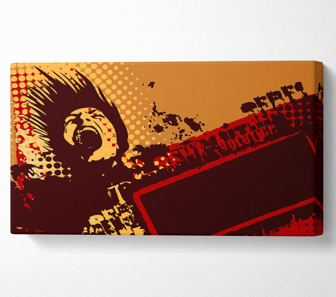  A Canvas Print of Scream Delight Canvas Art