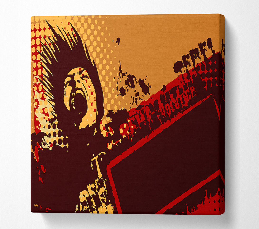  A Canvas Print of Scream Delight Canvas Art