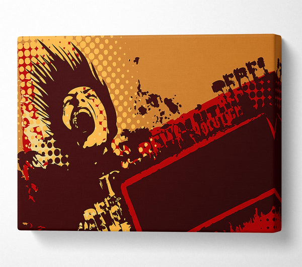  A Canvas Print of Scream Delight Canvas Art