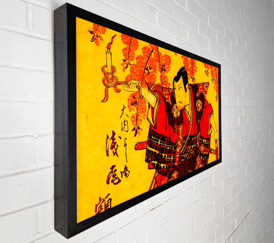  A Canvas Print of Japanese Warrior Canvas Print