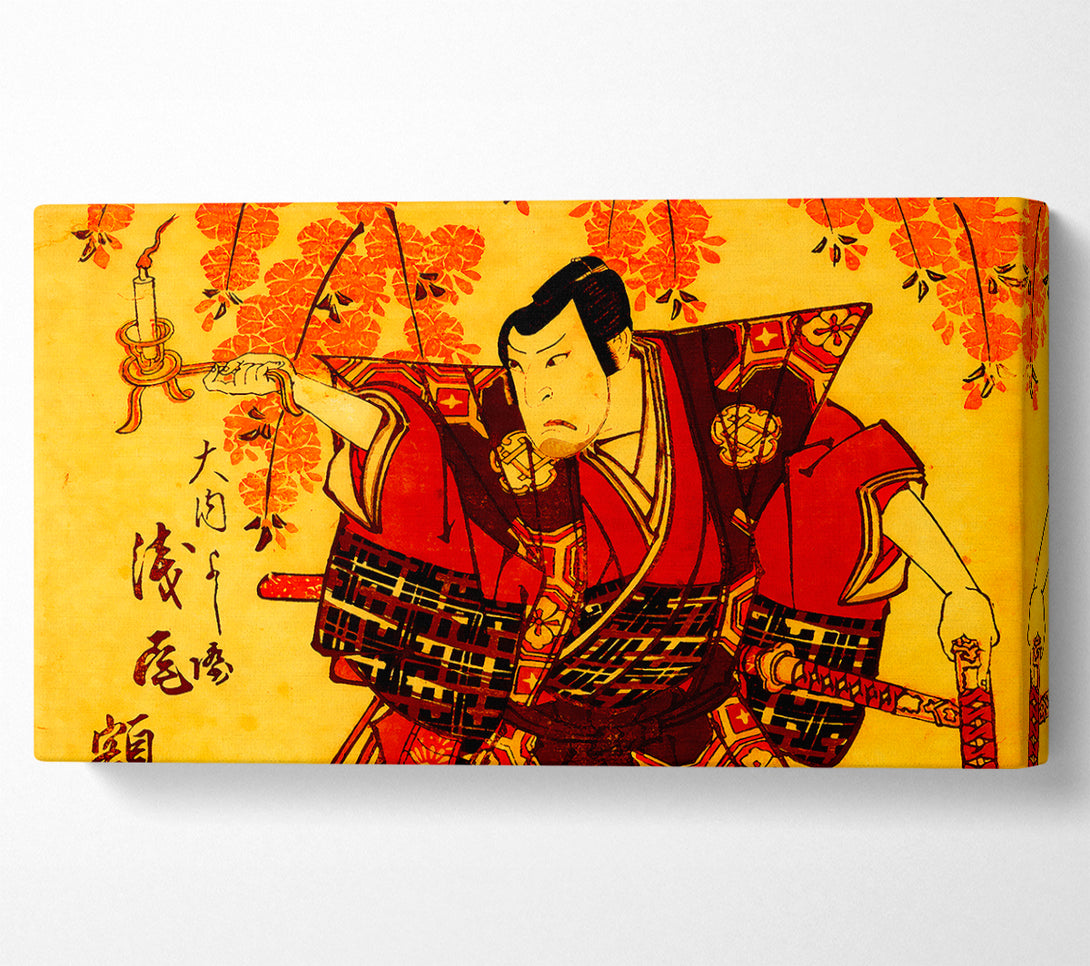  A Canvas Print of Japanese Warrior Canvas Print