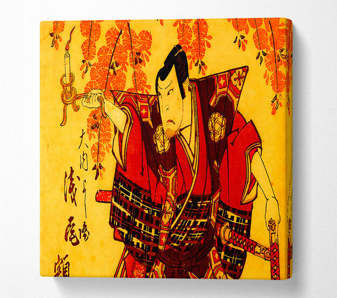  A Canvas Print of Japanese Warrior Canvas Print