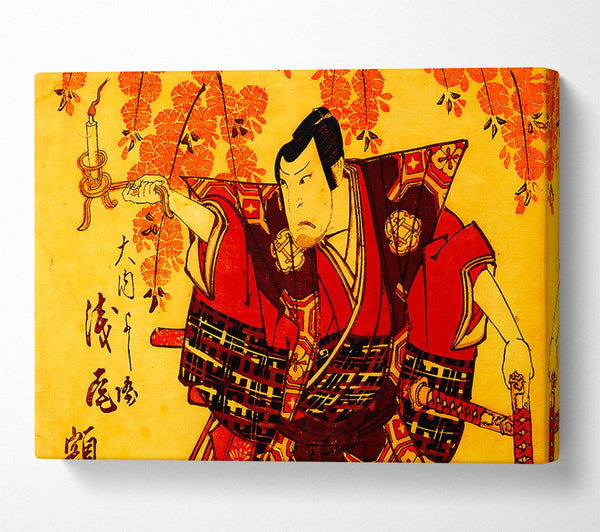  A Canvas Print of Japanese Warrior Canvas Print