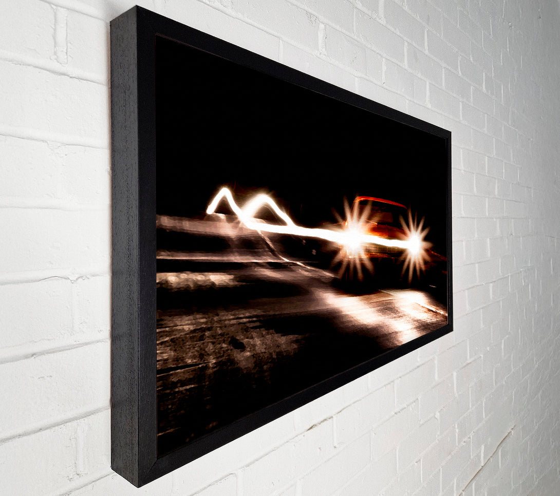  A Canvas Print of Street Car Race Canvas Print