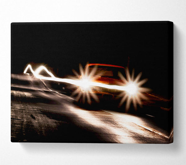  A Canvas Print of Street Car Race Canvas Print