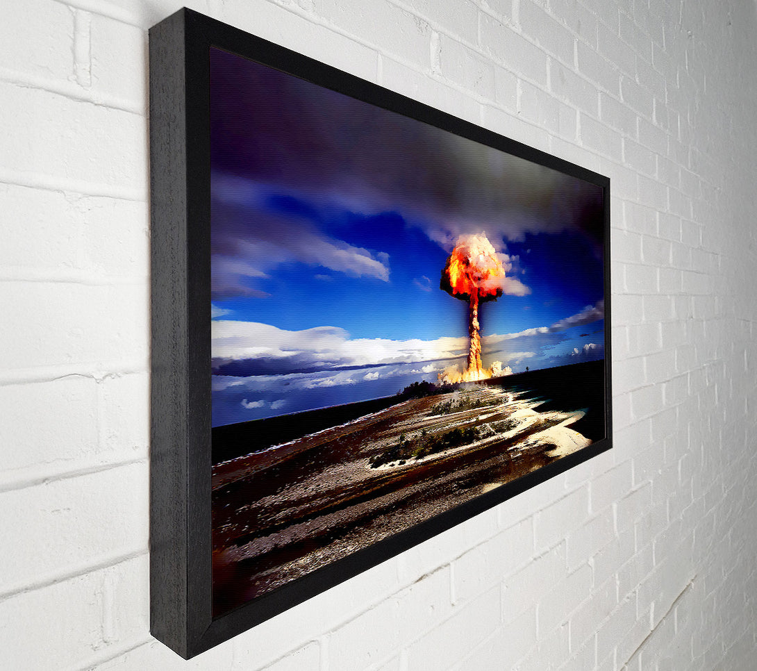  A Canvas Print of The Atom Bomb Canvas Art