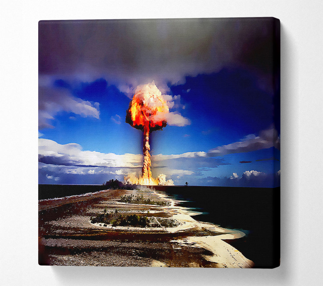  A Canvas Print of The Atom Bomb Canvas Art