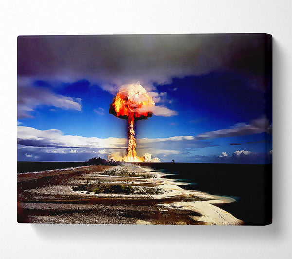  A Canvas Print of The Atom Bomb Canvas Art