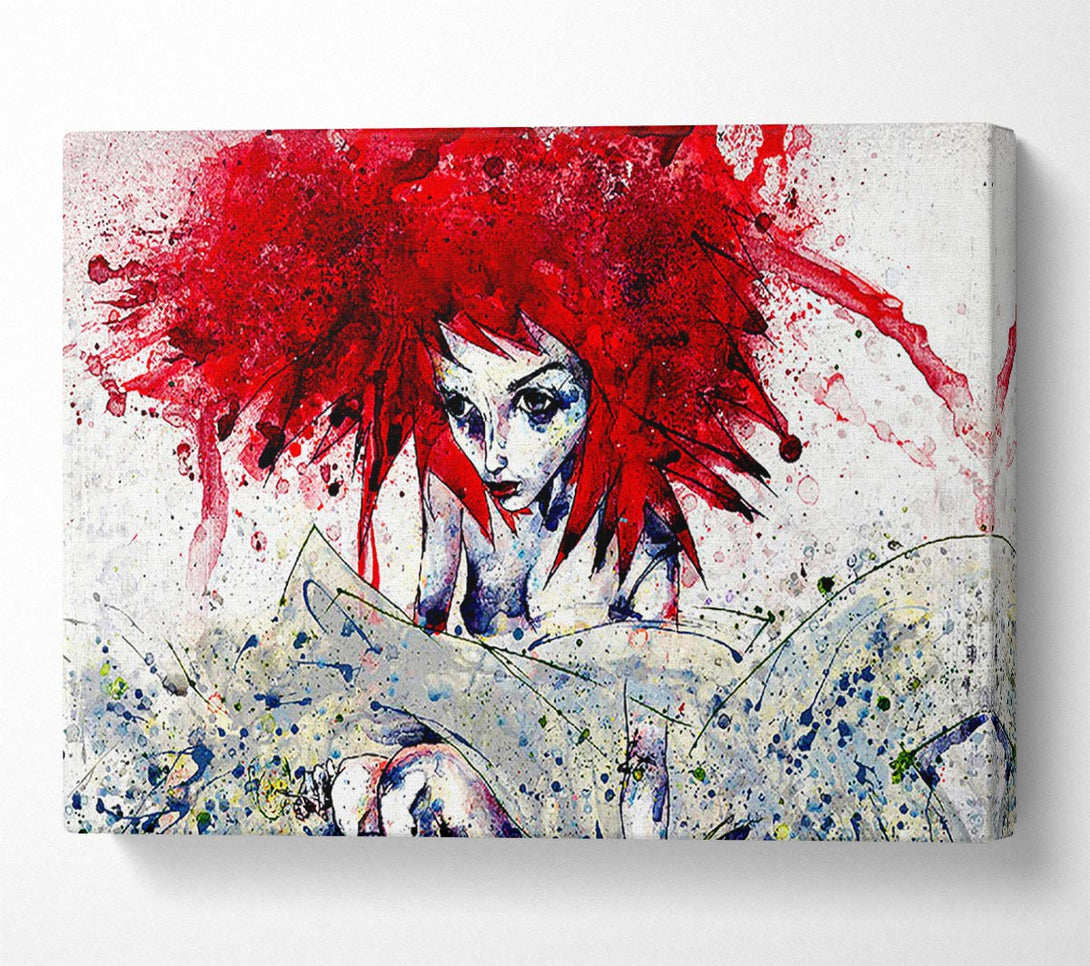  A Canvas Print of Pixie At The Bottom Of The Garden Canvas Art