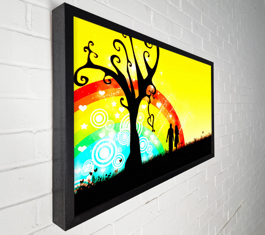 A Canvas Print of Love Rainbow Canvas Art