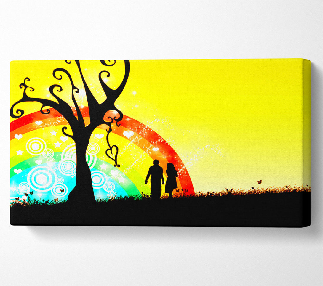  A Canvas Print of Love Rainbow Canvas Art