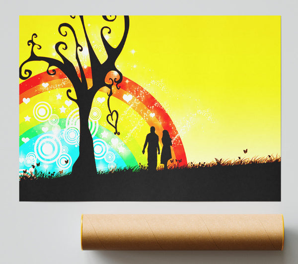 Love Rainbow Print