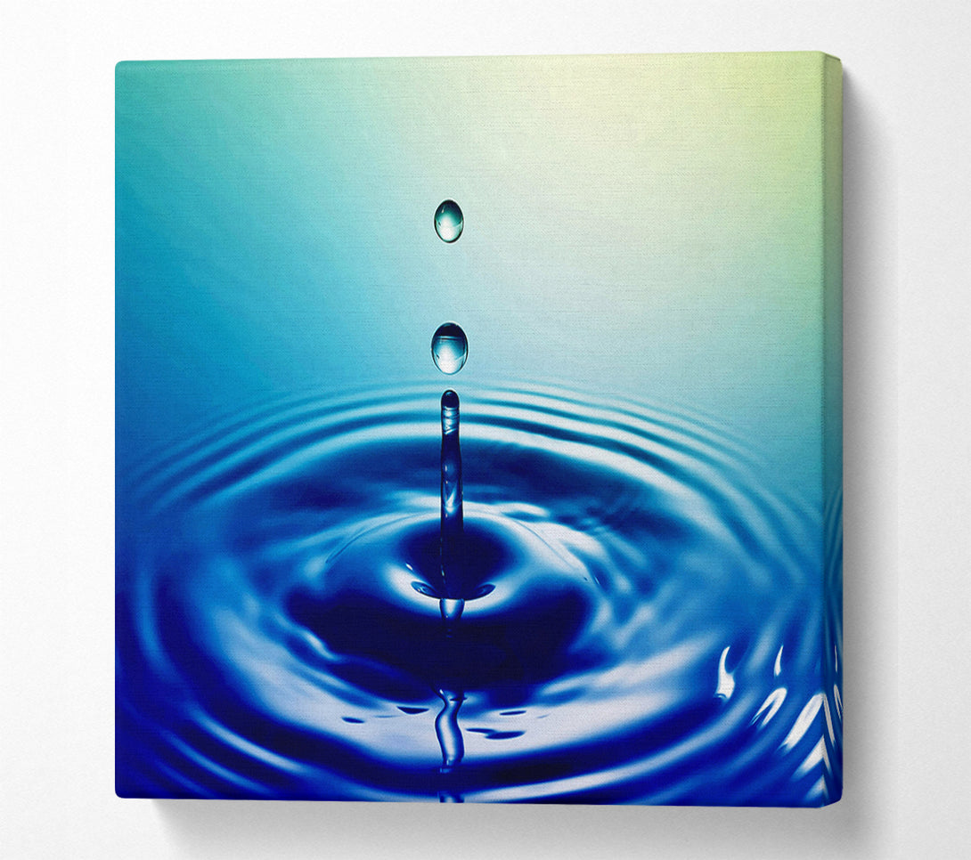  A Canvas Print of Water Droplet Canvas Art