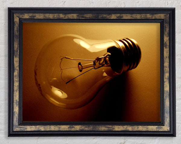 The Light Bulb Framed Print