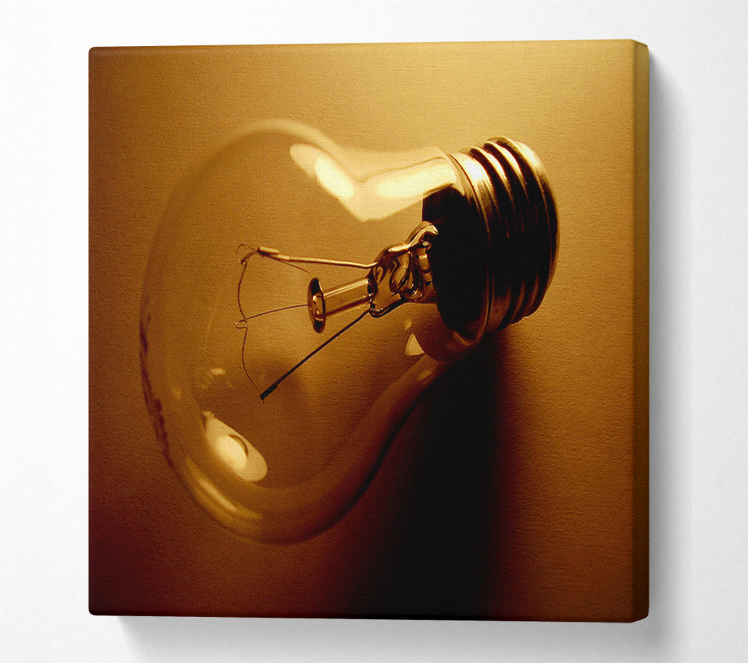  A Canvas Print of The Light Bulb Canvas Print
