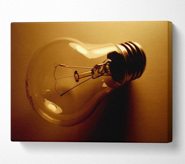  A Canvas Print of The Light Bulb Canvas Print