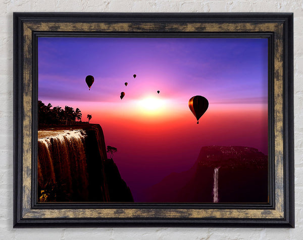 Beautiful Mountain View Framed Print