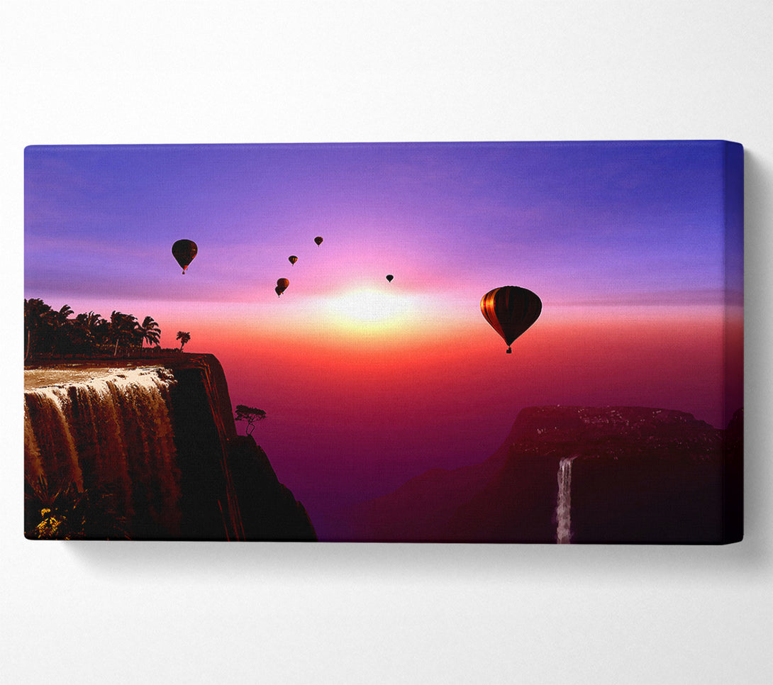  A Canvas Print of Beautiful Mountain View Canvas Wall Art