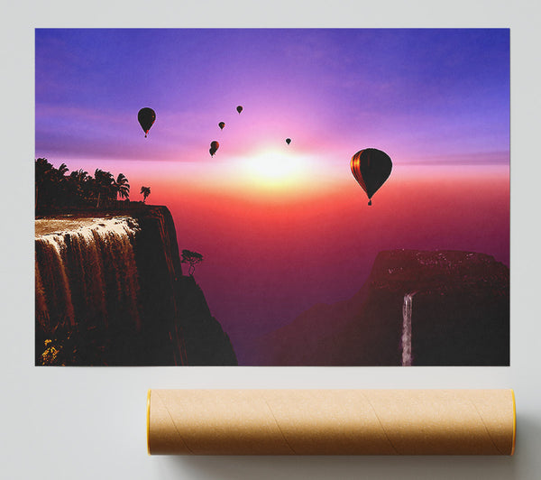Beautiful Mountain View Poster