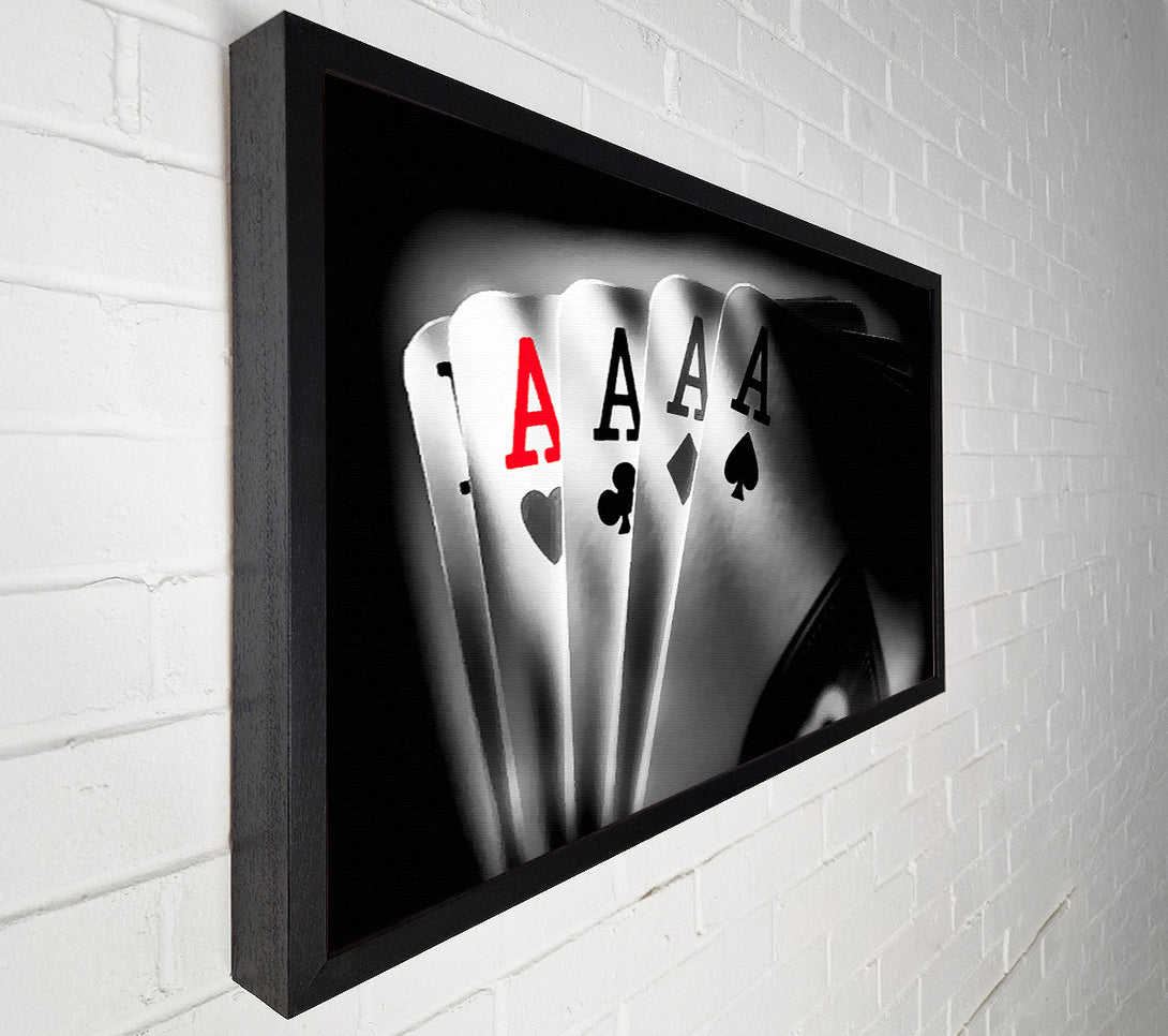  A Canvas Print of Poker Aces Canvas Print